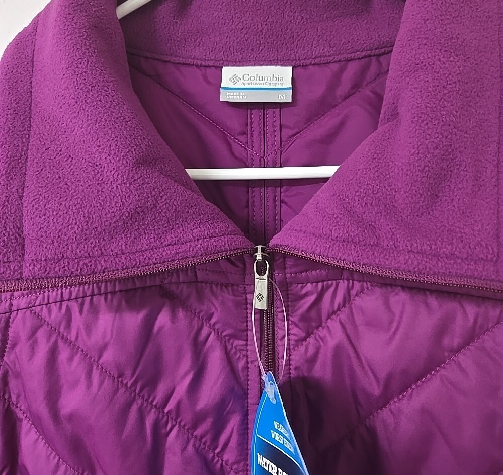 NWT Columbia Women's Quilted Water-Resistant Vest Size Medium. - Picture 2 of 6